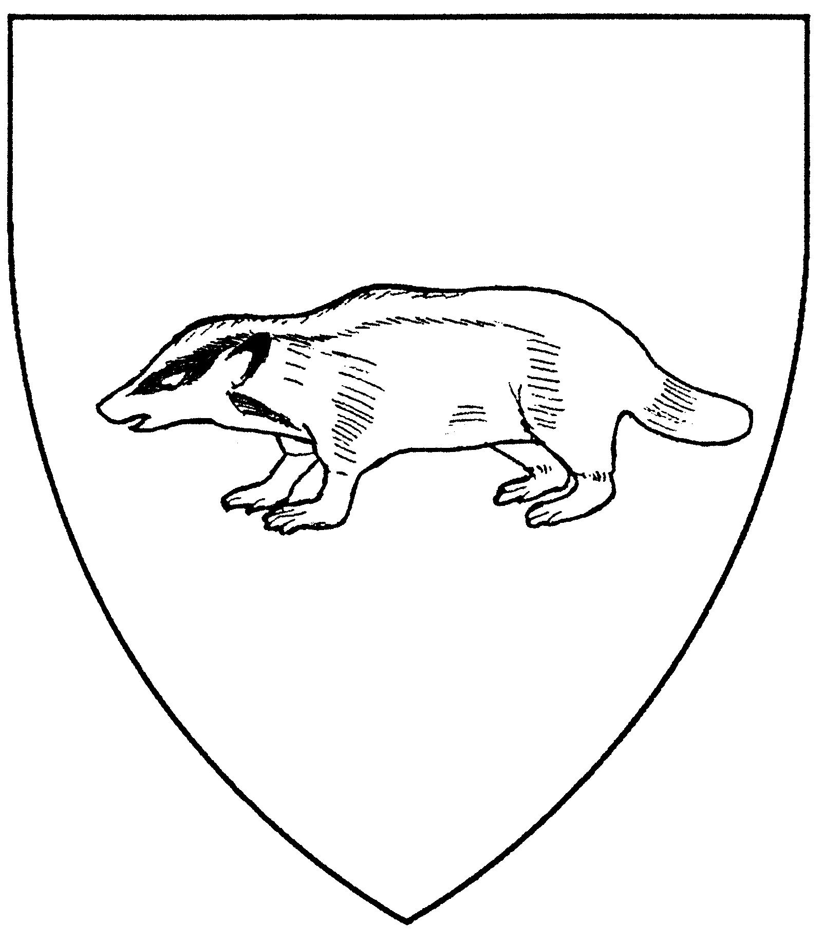 Honey Badger Coat Of Arms