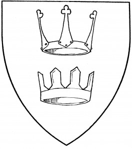Saxon crown (Accepted/Reserved), crown vallary (Period/Reserved)