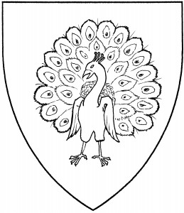 Peacock in his pride (Period)
