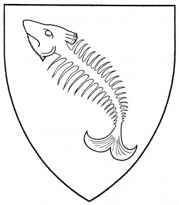 Fish skeleton bendwise (Period)